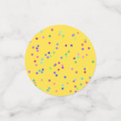 18e verjaardag Confetti op Confetti en aangepaste  (Kleine voorkant)