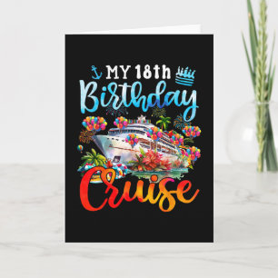 18e verjaardag cruise Mijn 18-jarige vaart binnen  Kaart