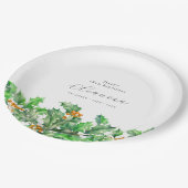 18e Verjaardag December Geboortebloem Holly Custom Papieren Bordje (Gekanteld)