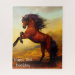 18e verjaardag dochter. legpuzzel<br><div class="desc">18th Birthday Daughter.Jigsaws Horses and Foals, Deze Jigsaws zijn gemaakt van stevige karton en gemonteerd op een spaanplaat. Deze puzzels zijn gedrukt in levendige en volledige kleur. Voor uren van puzzelplezier, geef een aangepaste puzzel vandaag als cadeau! Grootte vanaf: 11 x 14 inch (252 stuks) Tot: superformaat 20 x 30...</div>
