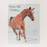 18e verjaardag dochter. legpuzzel<br><div class="desc">18e verjaardag dochter. De paardjes zijn gemaakt van stevige karton en op een spaanplaat gemonteerd. Deze puzzels zijn in levendige en volledige kleur bedrukt. Voor uren van puzzelplezier, geef een aangepaste puzzel vandaag als cadeau! Grootte vanaf: 11 x 14 inch (252 stuks) Tot: superformaat 20 x 30 inch (1.014 stuks)...</div>