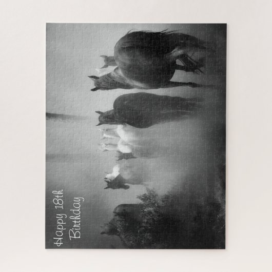 18e verjaardag dochter. legpuzzel (Verticaal)