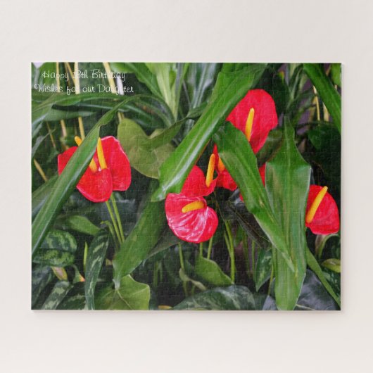 18e verjaardag dochter. legpuzzel (Horizontaal)