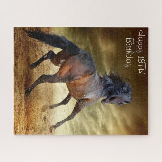 18e verjaardag dochter. legpuzzel (Horizontaal)