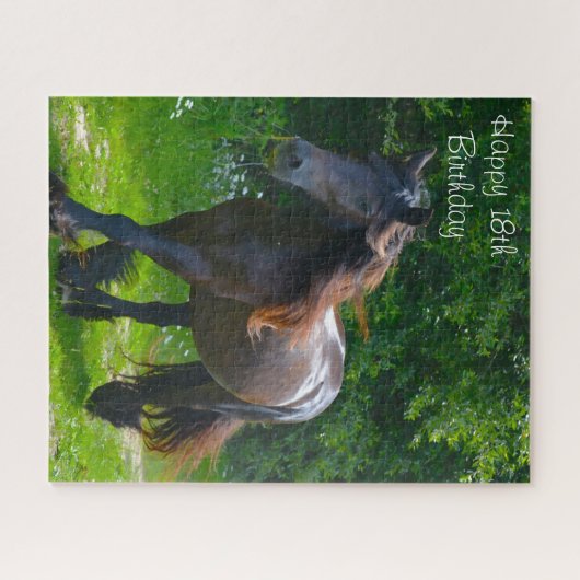 18e verjaardag dochter. legpuzzel (Horizontaal)