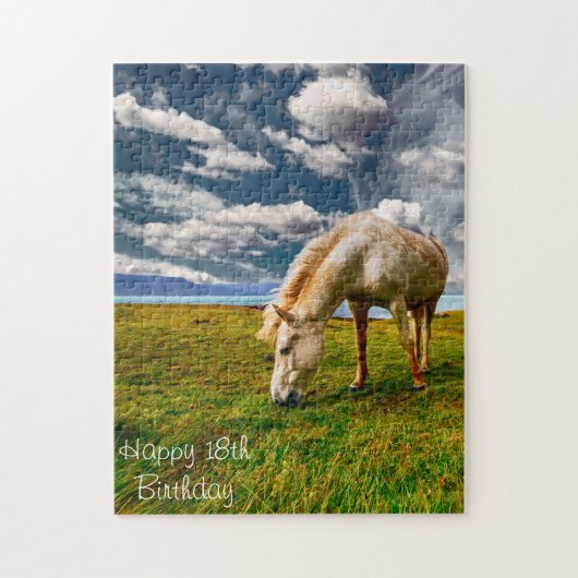 18e verjaardag dochter. legpuzzel (Verticaal)