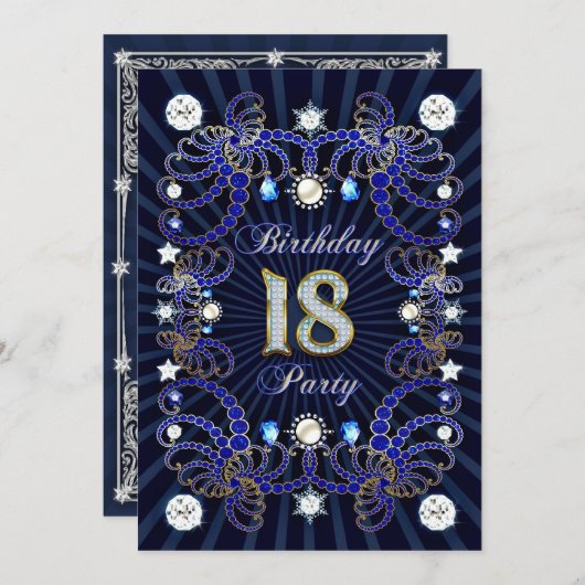 18e verjaardag : een uitnodiging voor een groot aa (Voorkant / Achterkant)