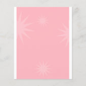 18e verjaardag Floral Roos Gold Invitation Flyer (Achterkant)