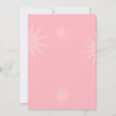 18e verjaardag Floral Roos Gold Invitation Kaart (Achterkant)