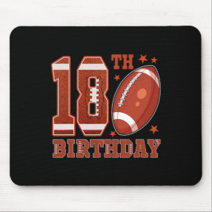 18e Verjaardag Football Thema 18 Jaar Oud Jongen G Muismat