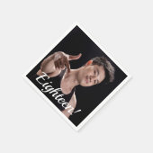 18e verjaardag foto achttien servet (Hoek)