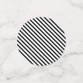 18e Verjaardag Foto Black White Gold Party Confetti (Kleine voorkant)