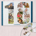 18e verjaardag foto collage nummer 18 aandenken legpuzzel<br><div class="desc">Creëer je eigen fotopuzzel voor een uniek 18e verjaardagscadeau. Met 12 aangepaste foto's kan de fotopuzzel verder worden gepersonaliseerd met een naam en/of een kort bericht. De nummer 18 fotocollage heeft een verscheidenheid aan landschap-, vierkant- en portretfoto's, waardoor u veel flexibiliteit heeft bij het plaatsen van uw favoriete foto's. Fotopuzzels...</div>