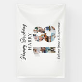 18e Verjaardag Foto Collage Party Banner (Verticaal)