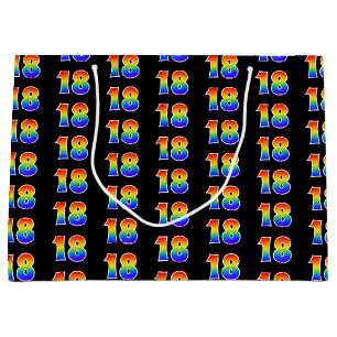 18e verjaardag: Fun Rainbow Event Nummer 18 Patroo Groot Cadeauzakje