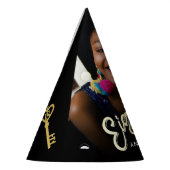 18e verjaardag gepersonaliseerde foto sleutel tot  feesthoedjes (Links)