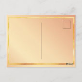 18e verjaardag gouden bubbels glam uitnodiging (Achterkant)