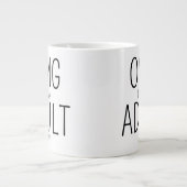 18e verjaardag grote koffiekop (Voorkant)