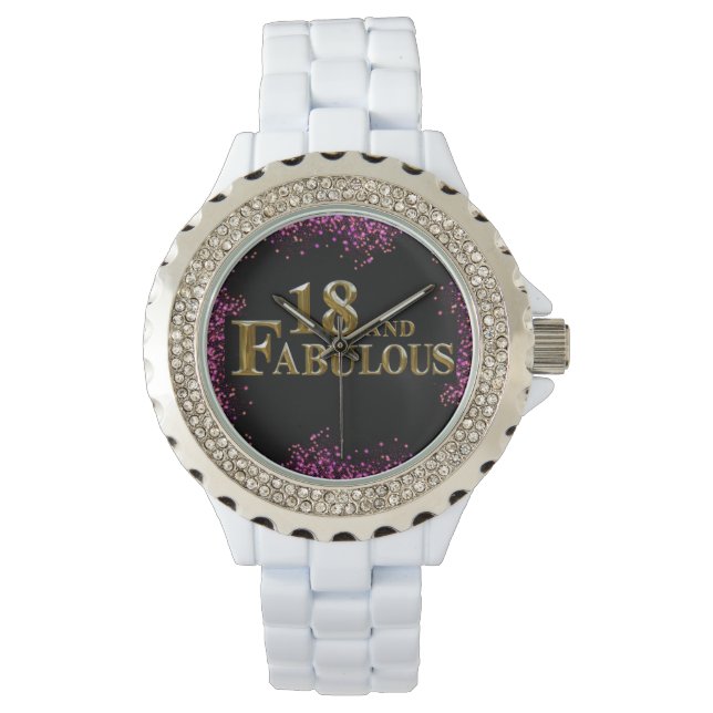 18e verjaardag  horloge (Voorkant)