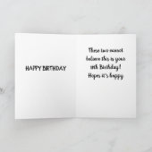 *18e VERJAARDAG* HUMOR VAN DE HONDEN! Kaart (Binnen)