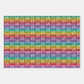 18e verjaardag inpakpapier vel (Voorkant 2)