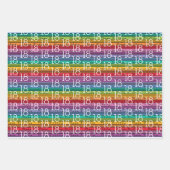 18e verjaardag inpakpapier vel (Voorkant 3)