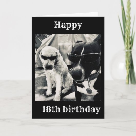 **18e VERJAARDAG IS DE "COOLSTE" OOIT KAART (Voorkant)