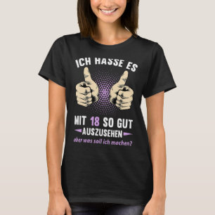 18e verjaardag Jongen Gift 18 jaar Decoration Girl T-shirt