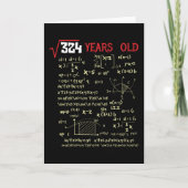 18e verjaardag kaart (Voorkant)