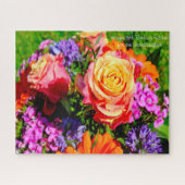 18e verjaardag kleindochter. legpuzzel (Horizontaal)