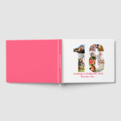 18e verjaardag Onthoud wanneer ... Roze Fotocollag Gastenboek (Volledig)