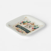 18e verjaardag papieren bordje (Gebogen)