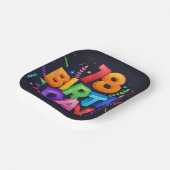 18e verjaardag papieren bordje (Gebogen)