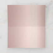 18e verjaardag roos gouden glitter roze glans plaatskaartje (Binnenkant ongevouwen)