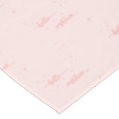 18e verjaardag roos gouden roze hallo achttien tek tafelkleed (Gekanteld)