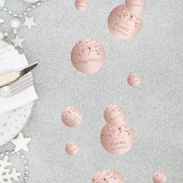 18e verjaardag roos gouden roze sterren glam confetti