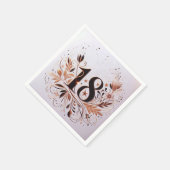 18e verjaardag servet (Hoek)