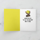 18e verjaardag softbal kaart (Binnen)