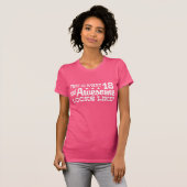 18e verjaardag t-shirt (Voorkant volledig)