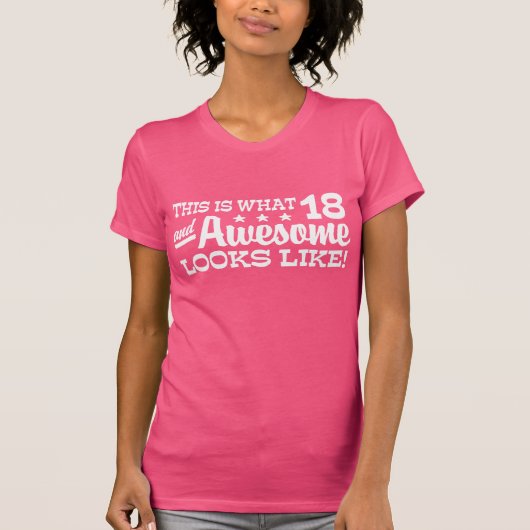 18e verjaardag t-shirt (Voorkant)