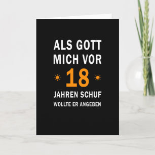 18e verjaardag toen God mij 18 jaar geleden Creëer Kaart