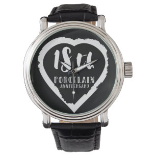 18e verjaardag traditionele porseleinen horloge