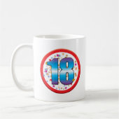 18e verjaardag v2 koffiemok (Links)