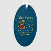 18e verjaardag van de cadeaus van de Birthday Ornament (voorkant)