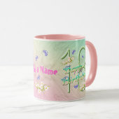 18e verjaardag van de Mok van de vlindertuin (Voorkant rechts)