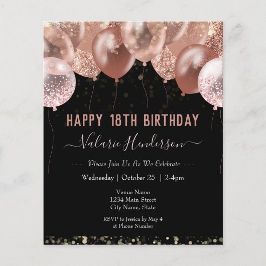 18e verjaardag van de uitnodiging tot het indienen (Voorkant)