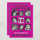 18e verjaardag van de uitnodiging van de Partij va (Voorkant / Achterkant)