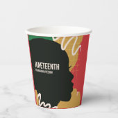 18e verjaardag van de Vrijheidspartij Papieren Bekers (Voorkant)