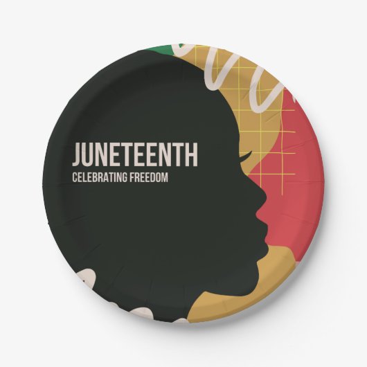 18e verjaardag van de Vrijheidspartij Papieren Bordje (Voorkant)