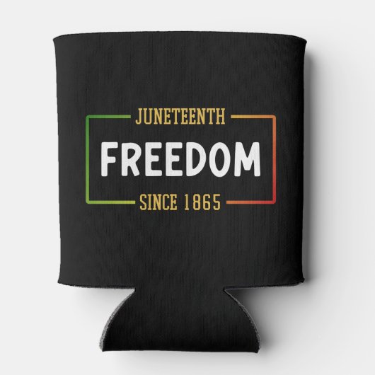 18e verjaardag van de Zwarte Vrijheid Blikjeskoeler (Achterkant)